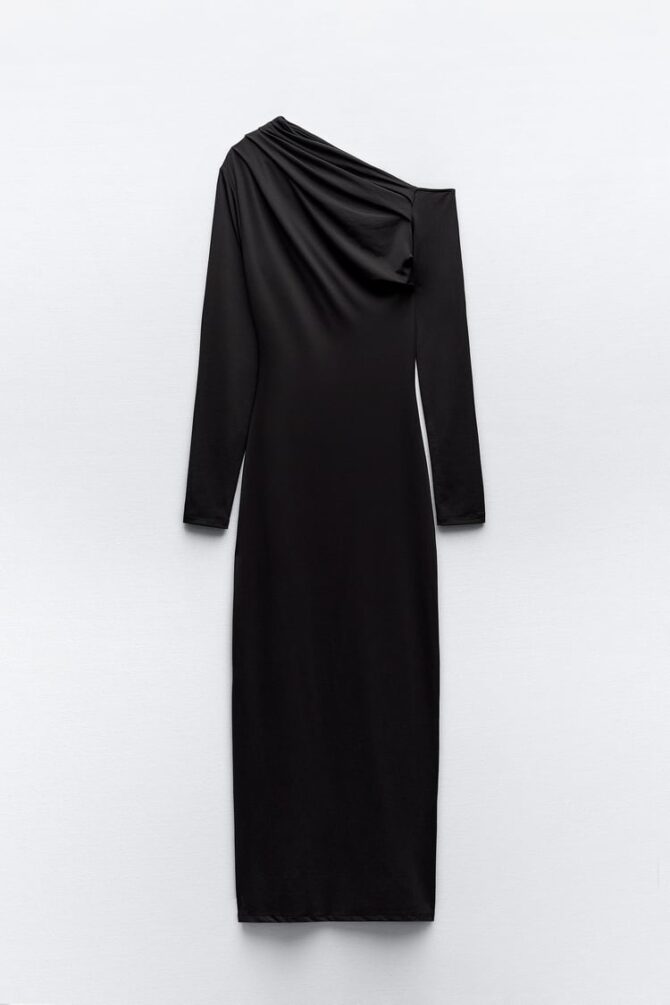 Long asymmetric dress