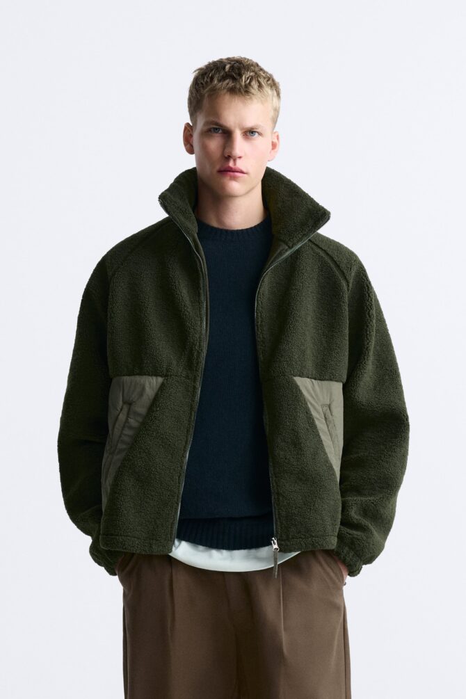 ZARA Faux Shearling Jacket